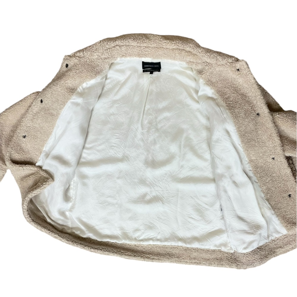Something Navy Teddy Jacket - Picture 8 of 10